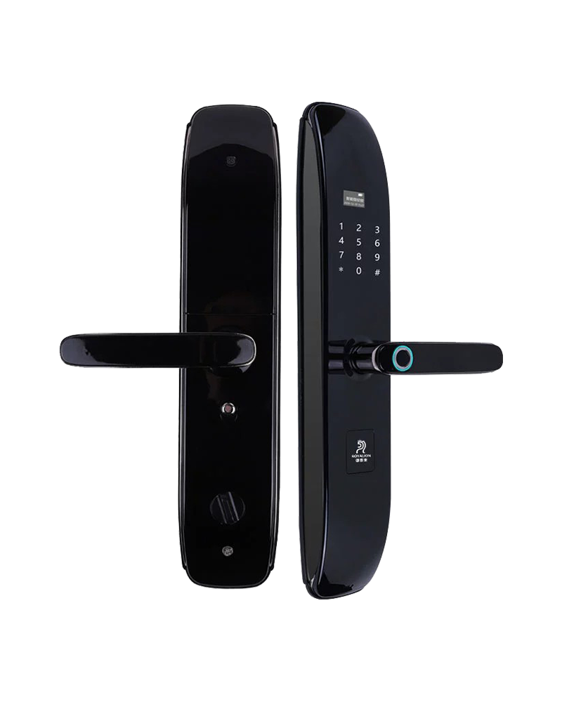 Double verification one grip open smart lock